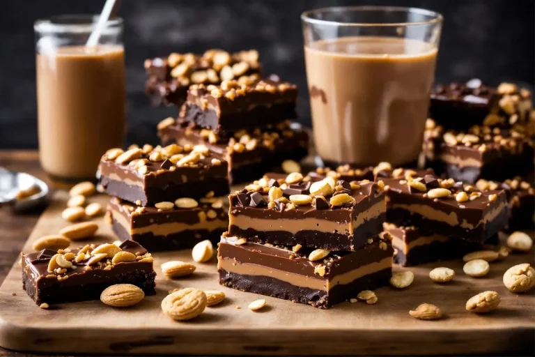 Chocolate Peanut Butter Fudge Bars