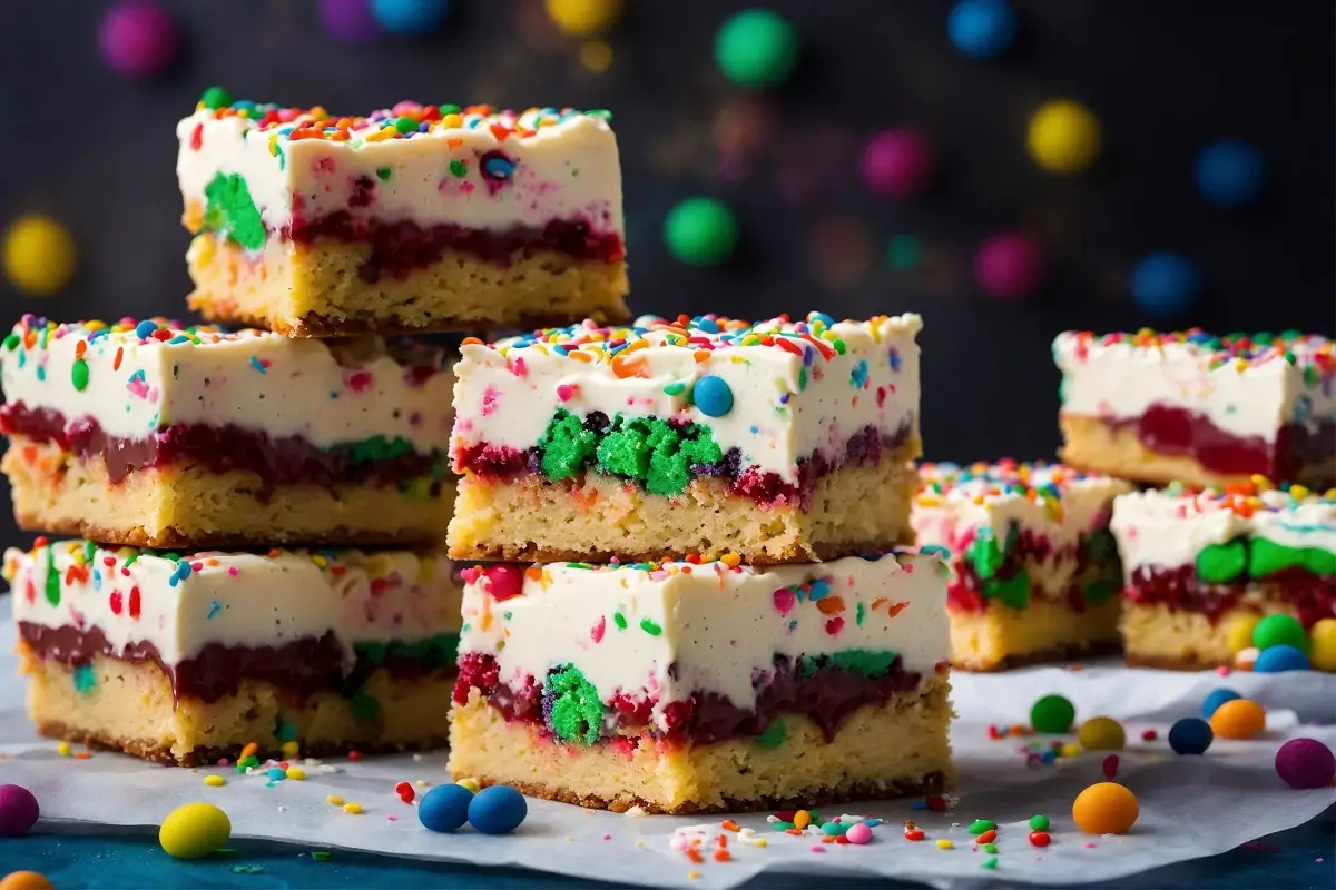 Funfetti Gooey Bars