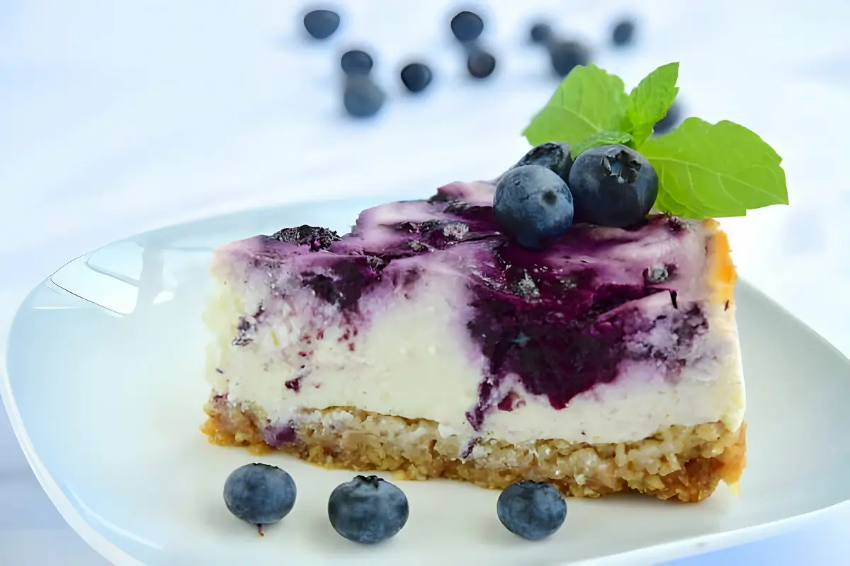 No-Bake Blueberry Cheesecake